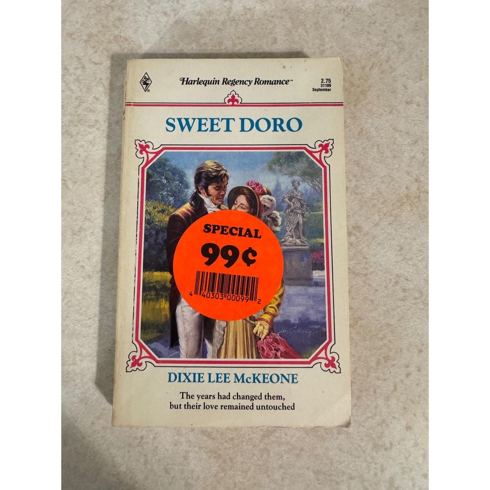 Sweet Doro Dixie Lee McKeone‎ Harlequin Regency Romance Vintage 1989 Paperback